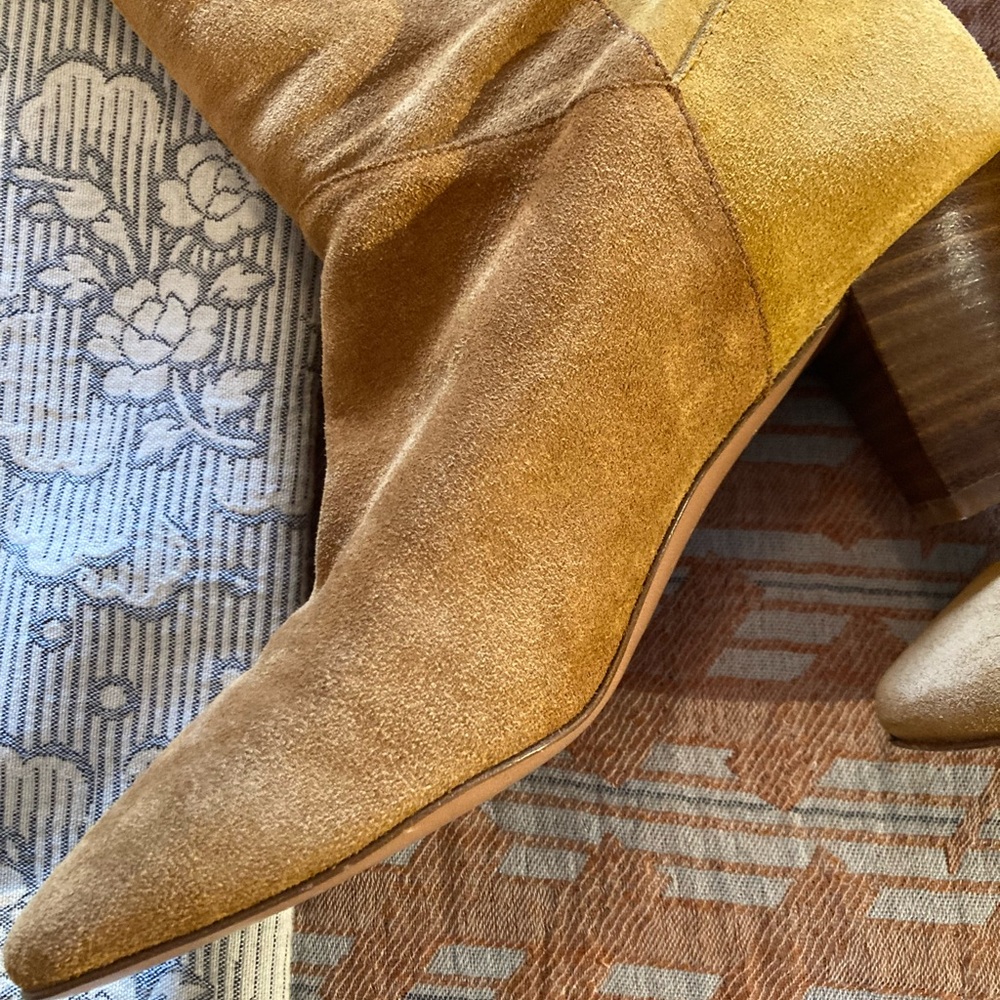 Ba&sh knee high two tones suede boots - Picture 4 of 16